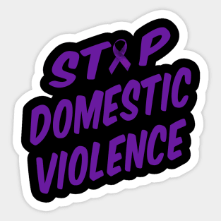 Stop Domestic Violence Sticker